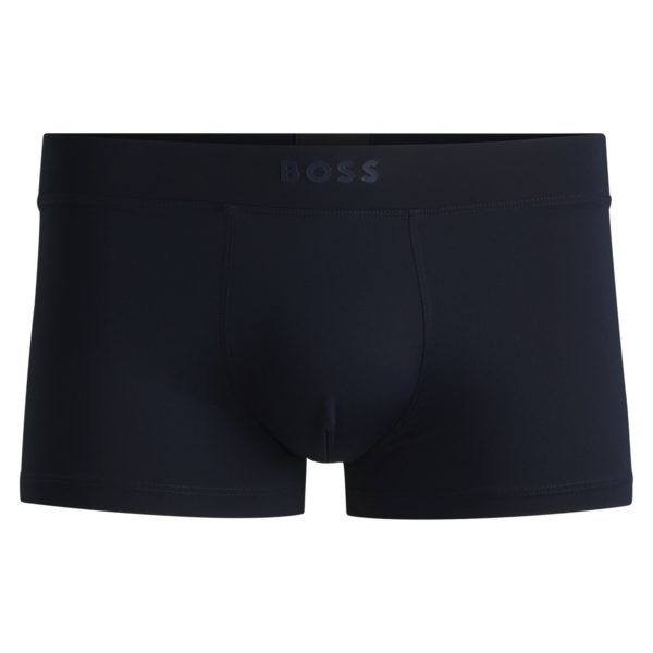 Boxer court en microfibre avec taille à logo en silicone – Hugo Boss