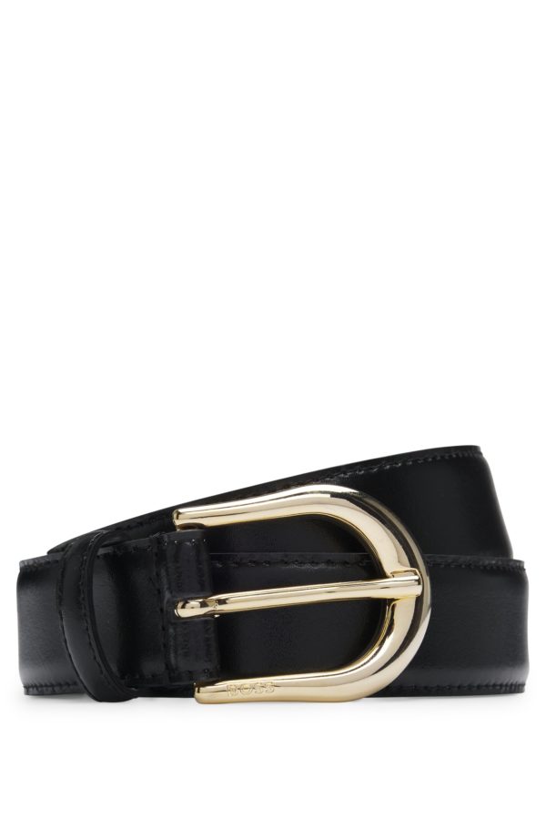 Hugo Boss Ceinture en cuir italien avec boucle logotée