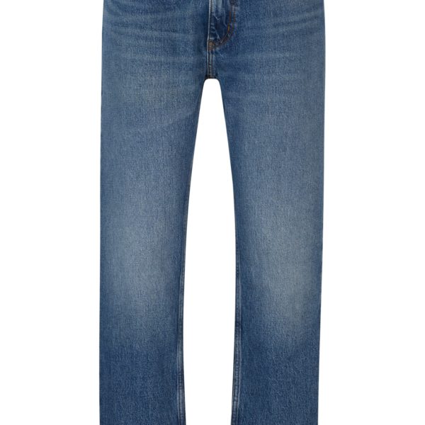 Hugo Boss Jean Regular en denim de coton bleu stone-washed