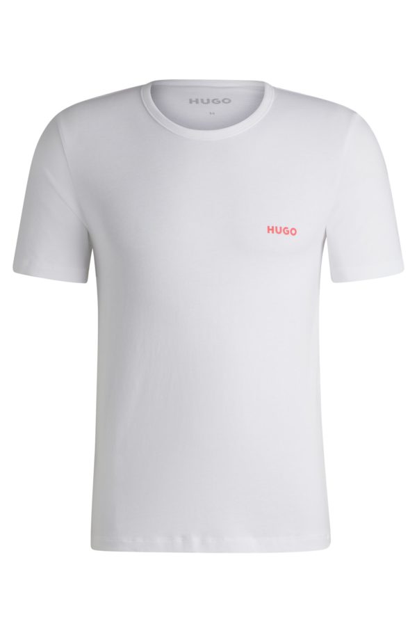 Hugo Boss Lot de trois t-shirts en coton à logo imprimé