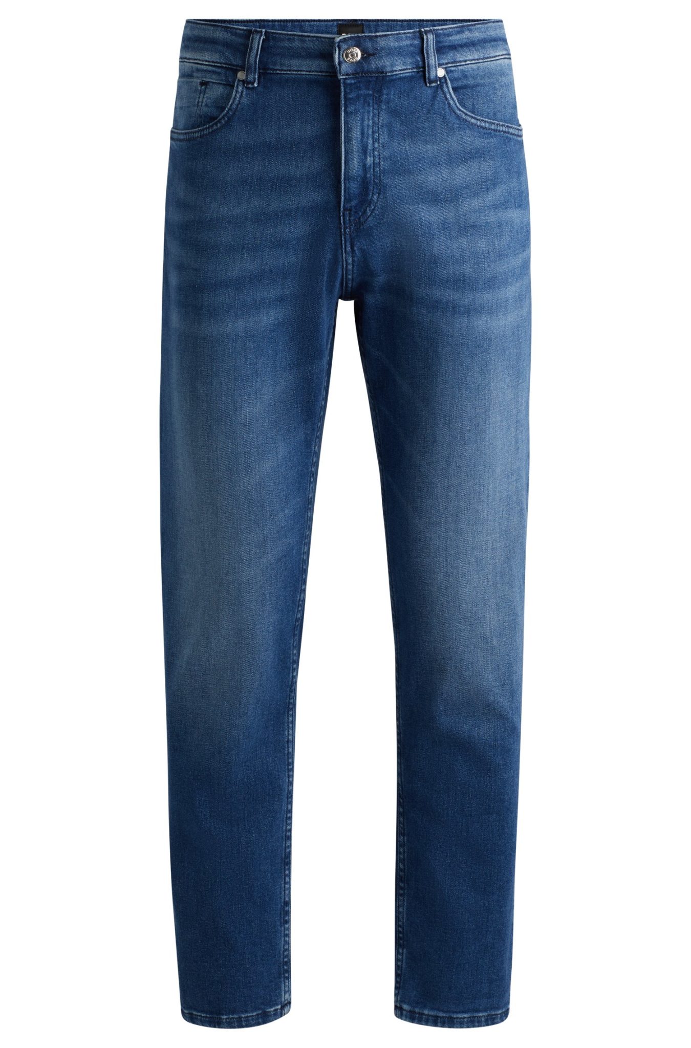 Hugo Boss Jean Regular Maine en denim stretch bleu authentique confortable