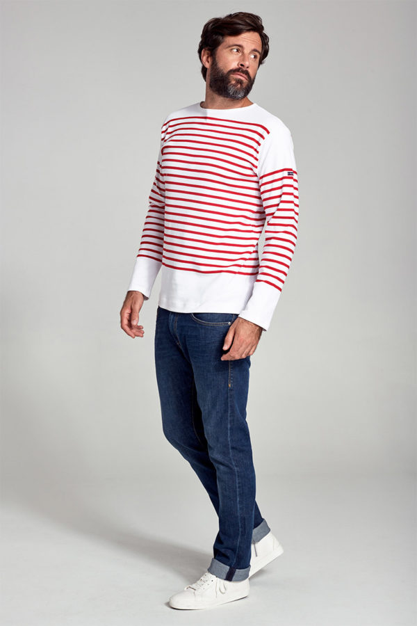 ARMOR-LUX Jean "Lougre" coupe regular - coton Homme Stone 5XL - 52
