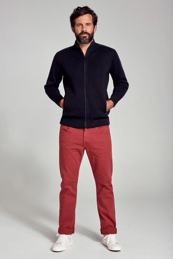 ARMOR-LUX Jean "Lougre" coupe regular - coton Homme Piment 4XL - 50