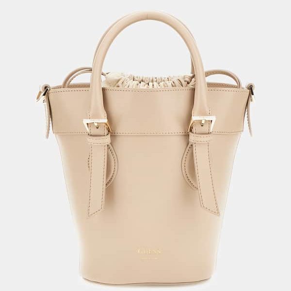 Mini Sac Seau Diana Cuir Mélangé - Guess