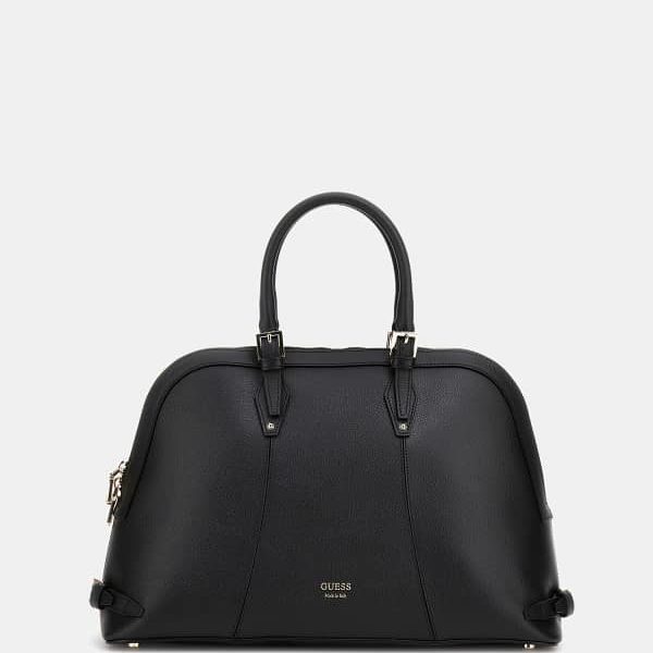Maxi Sac À Main Adele Cuir Véritable - Guess