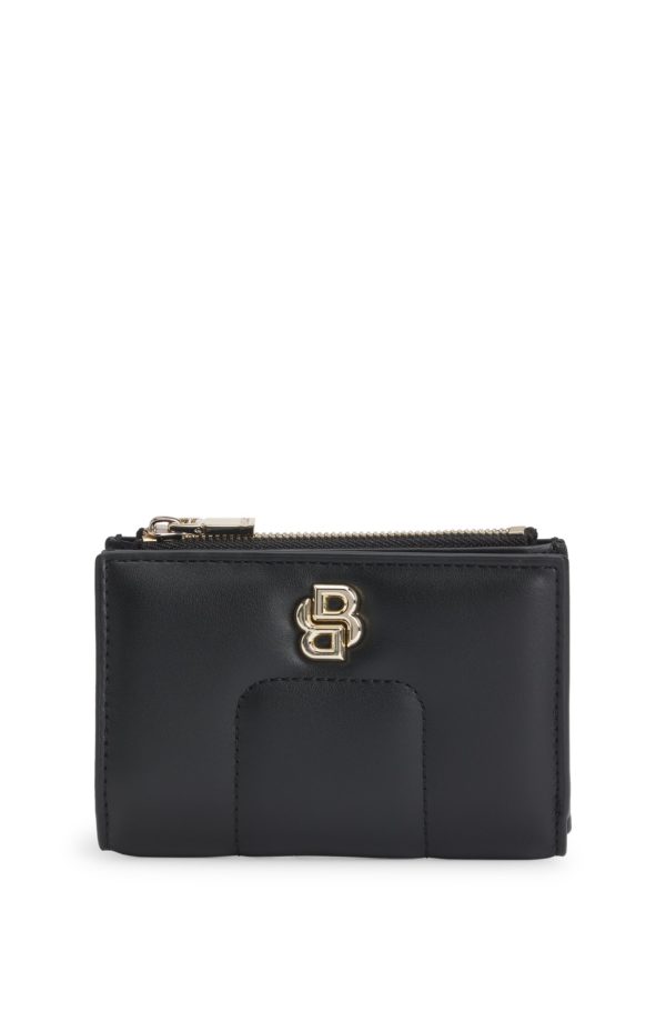 Hugo Boss Portefeuille matelassé avec finitions à monogramme Double B