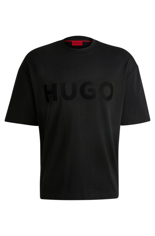 Hugo Boss T-shirt oversize en coton à logo réfléchissant