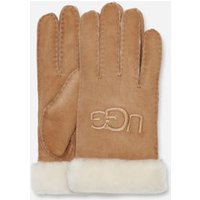 UGG Gant brodé en peau de mouton in Brown, Taille S, Shearling