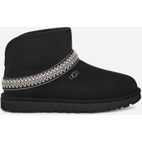 UGG Botte Classic Mini Crescent pour Femme in Black, Taille 43, Shearling