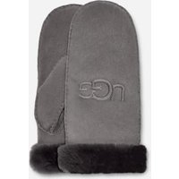 UGG Sheepskin Embroider Gants in Grey, Taille L/XL, Shearling