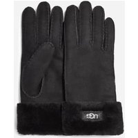 UGG Sheepskin Turn Cuff Gant in Black, Taille S, Autre