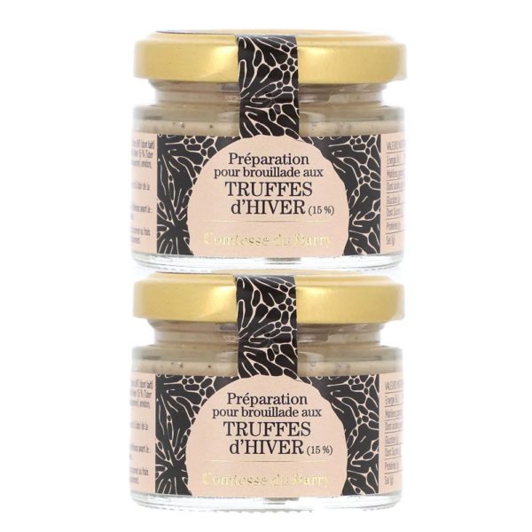 Lot de 2 - Préparation pour brouillade aux truffes d'hiver (15 %)-Comtesse du Barry