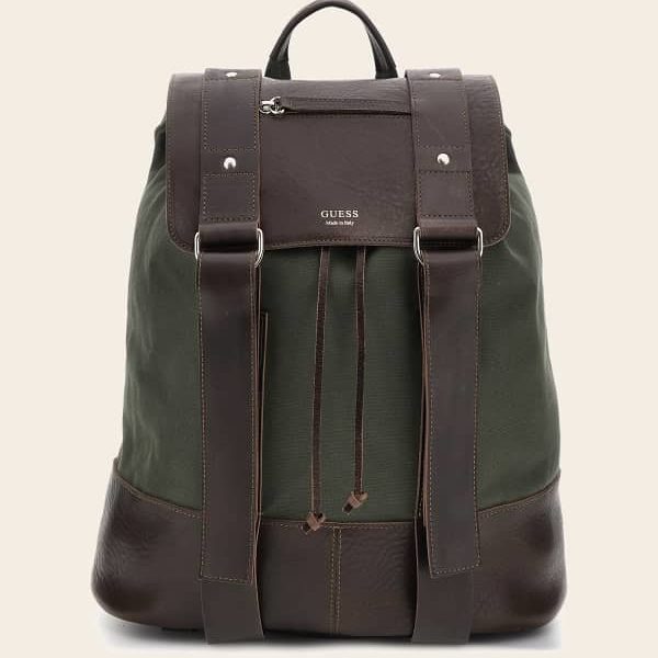 Sac À Dos Taven Cuir Véritable - Guess