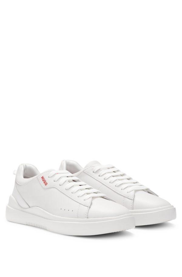 Hugo Boss Baskets à lacets avec semelle cupsole et tige en cuir