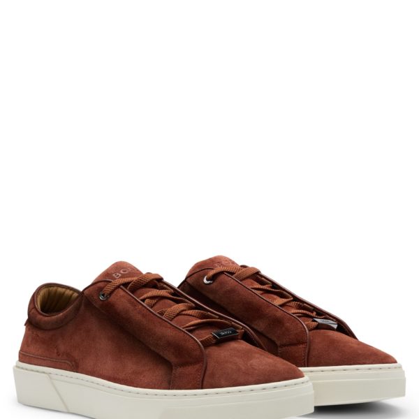 Hugo Boss Baskets basses Gary en cuir suédé