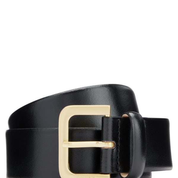 Ceinture en cuir italien avec boucle gravée à ardillon – Hugo Boss