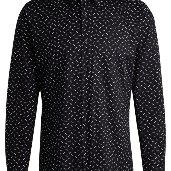 Hugo Boss Chemise Regular en coton stretch imprimé