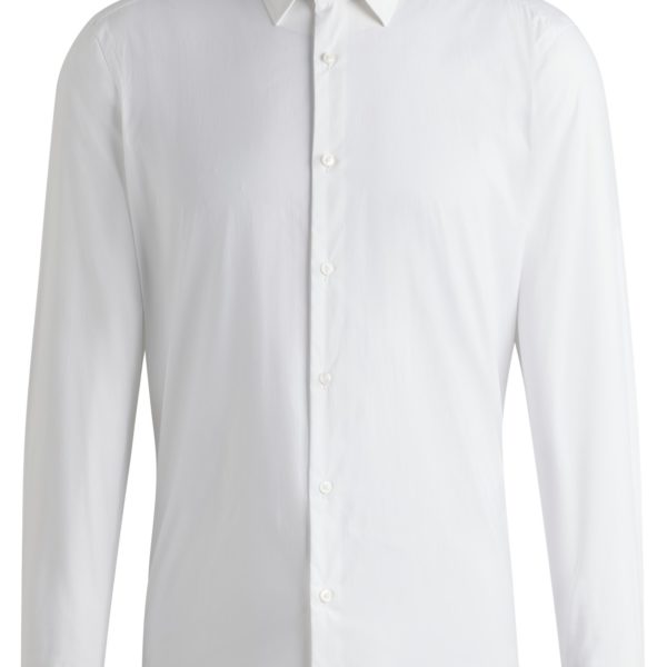 Hugo Boss Chemise Regular en twill stretch performant
