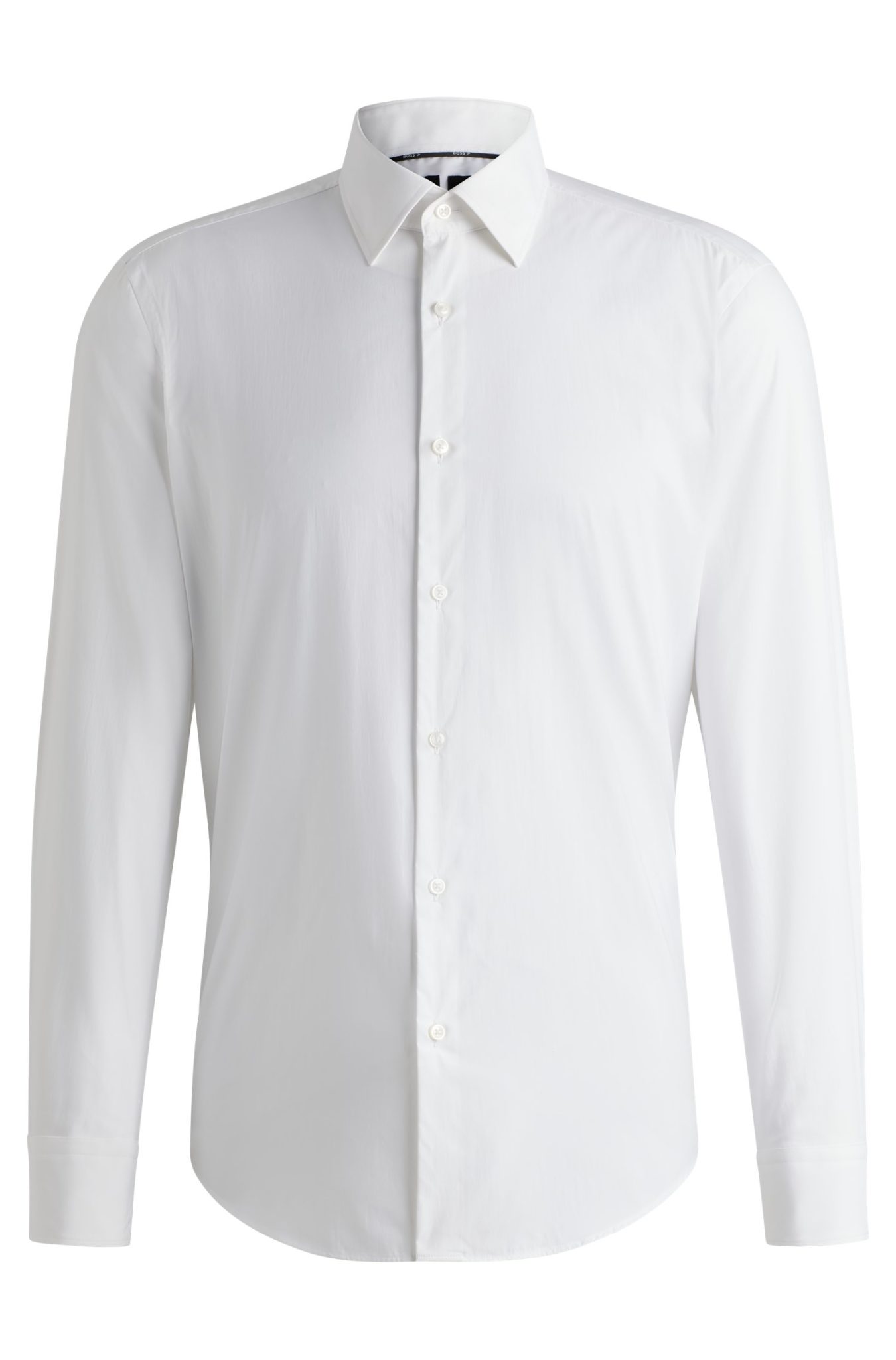 Hugo Boss Chemise Regular en twill stretch performant