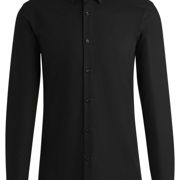 Hugo Boss Chemise Slim en coton jacquard avec motif chaîne à logo