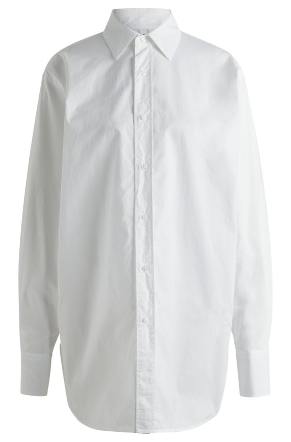 Hugo Boss Chemisier Regular en coton à monogramme Double B
