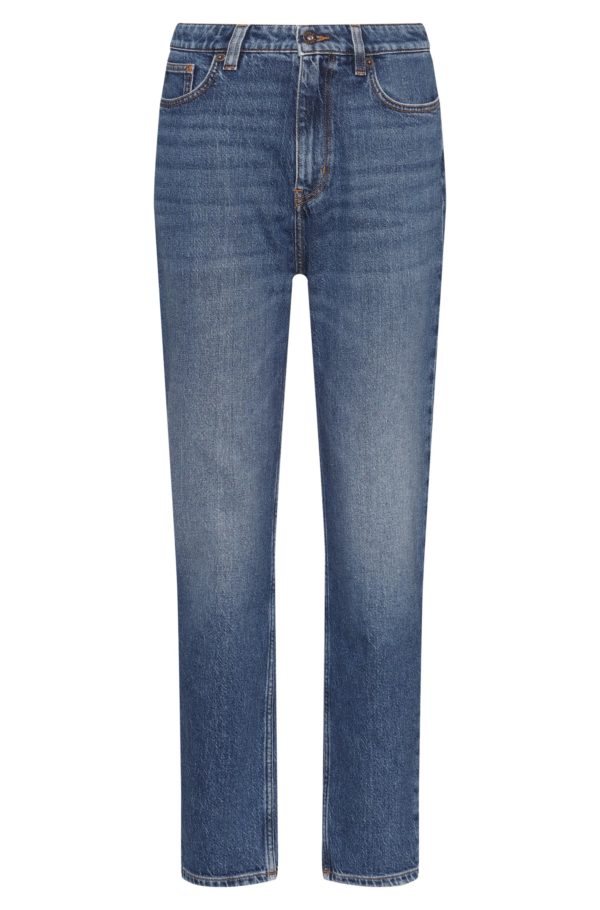 Hugo Boss Jean Mom en denim stretch bleu