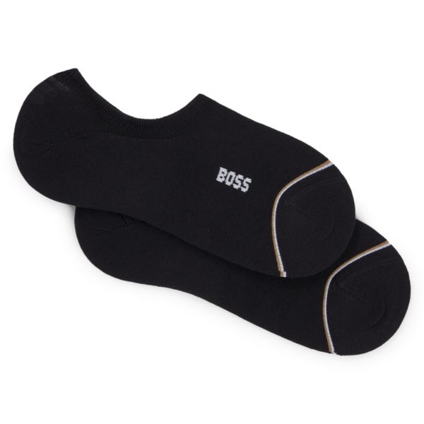 Lot de deux paires de chaussettes longueur cheville avec logo – Hugo Boss