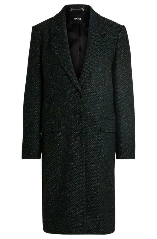 Hugo Boss Manteau élégant microstructuré