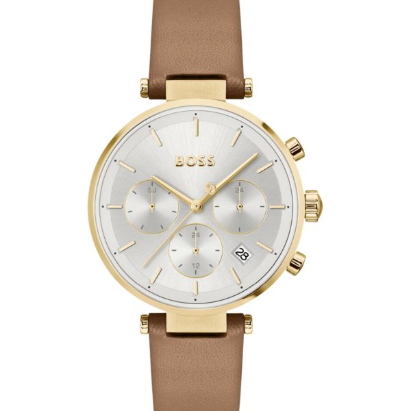 Montre dorée avec boîtier en T – Hugo Boss