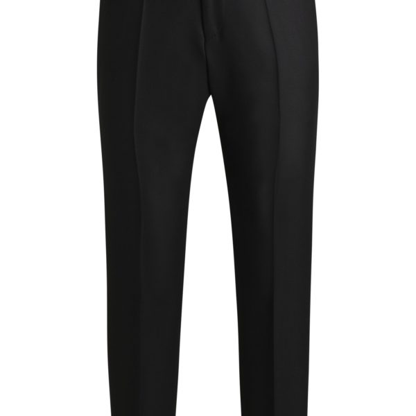 Pantalon de smoking Relaxed en laine avec finitions en soie – Hugo Boss