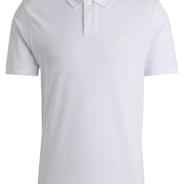 Hugo Boss Polo Slim en coton stretch à patch logoté