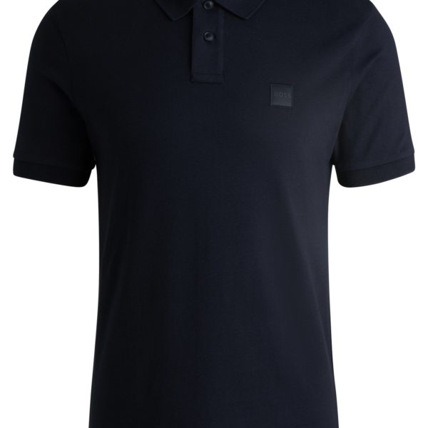 Hugo Boss Polo Slim en coton stretch à patch logoté