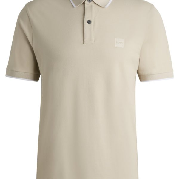 Polo Slim en piqué de coton stretch – Hugo Boss