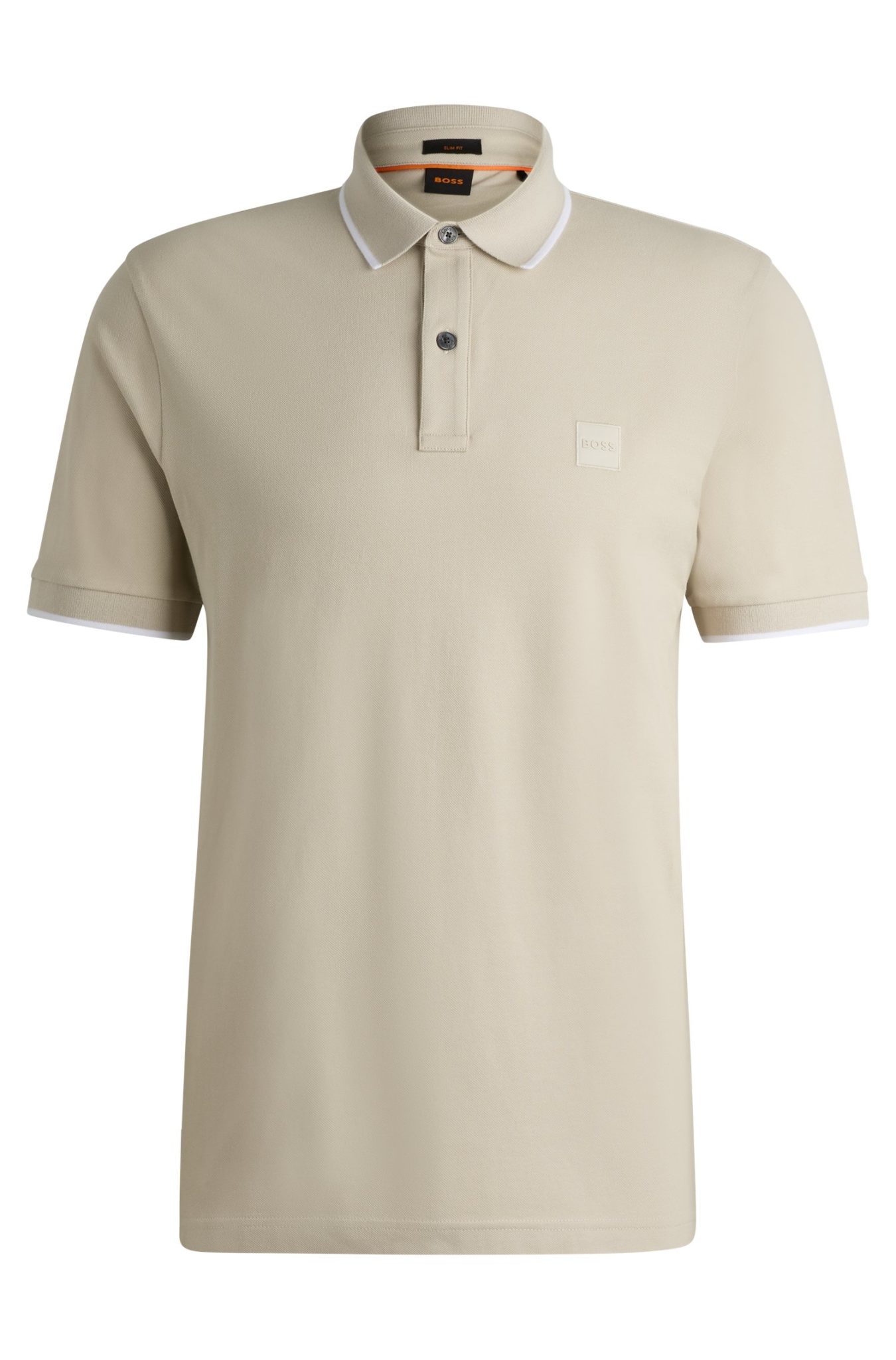 Hugo Boss Polo Slim en piqué de coton stretch