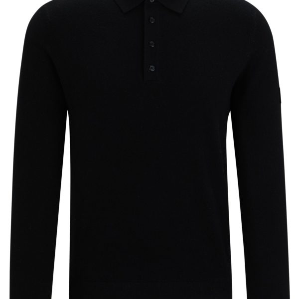 Hugo Boss Polo d’équitation en maille de coton mélangé à du cachemire