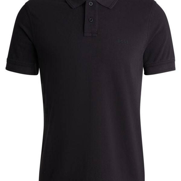 Hugo Boss Polo en piqué de coton avec logo imprimé