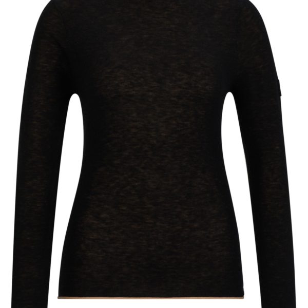 Pull d’équitation en douce maille bicolore – Hugo Boss