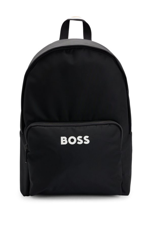 Hugo Boss Sac à dos avec bandoulière ajustable et logo contrastant