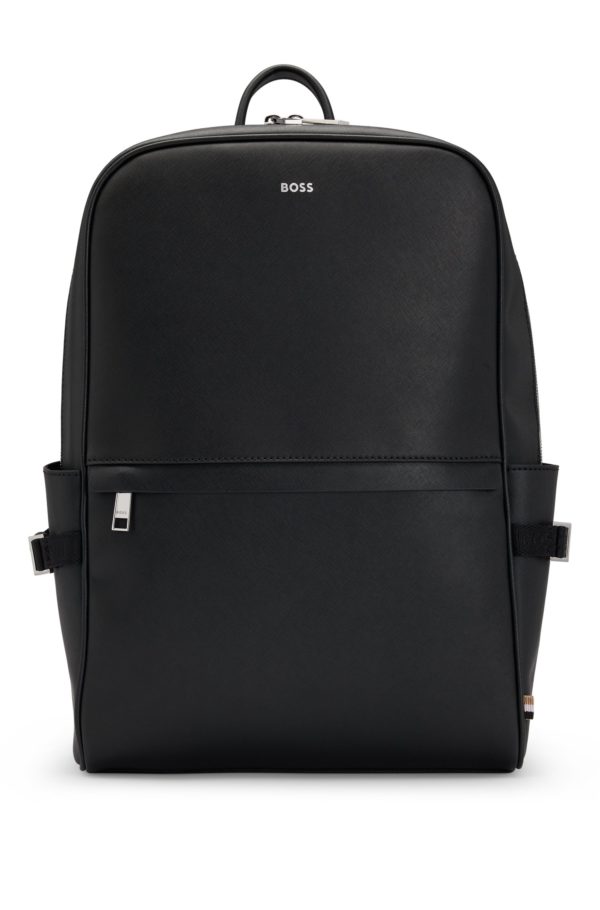 Hugo Boss Sac à dos avec logo et rayures emblématiques