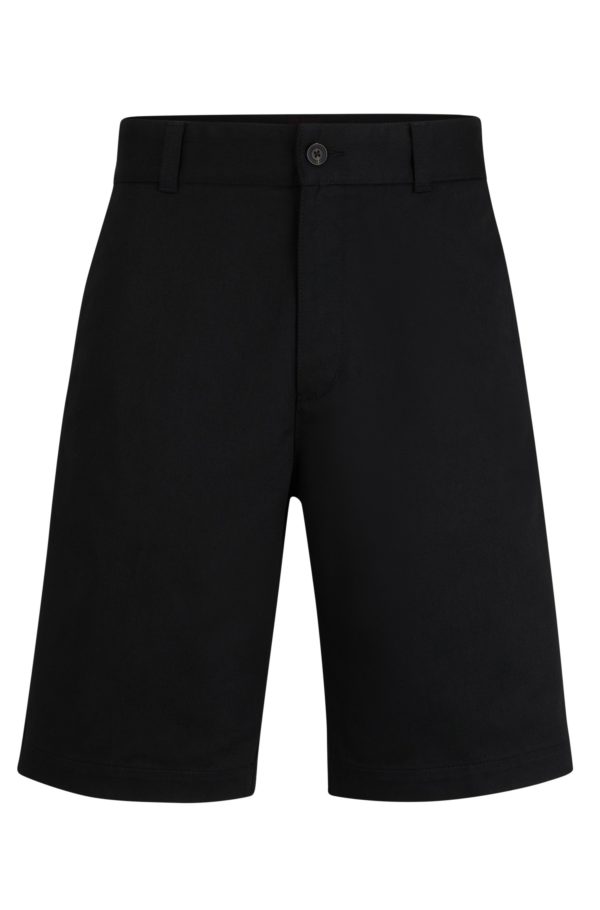 Hugo Boss Short Regular Fit à jambes slim et poches boutonnées