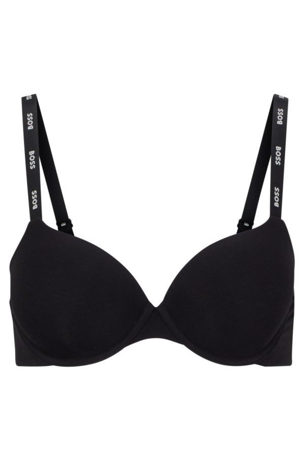 Hugo Boss Soutien-gorge à armatures avec bretelles logotées ajustables en jersey stretch