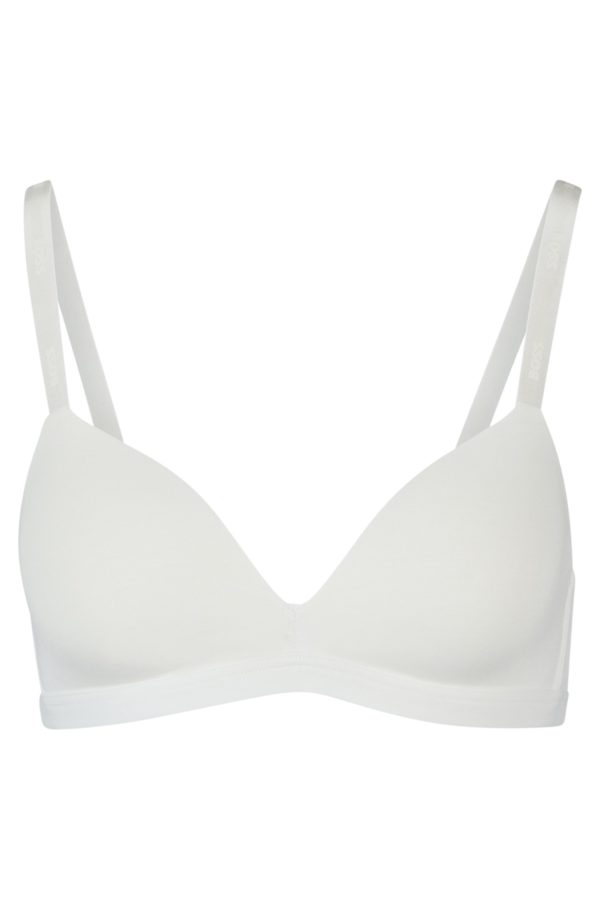 Hugo Boss Soutien-gorge triangle en jersey stretch avec bretelles logotées
