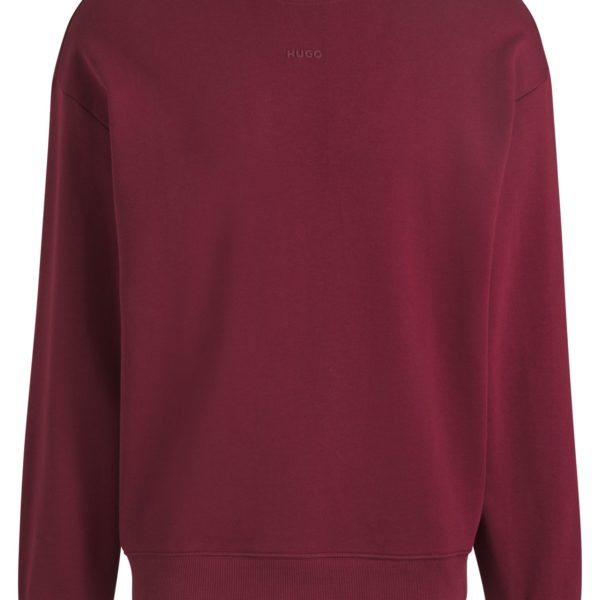 Sweat Relaxed en molleton de coton à logo imprimé – Hugo Boss