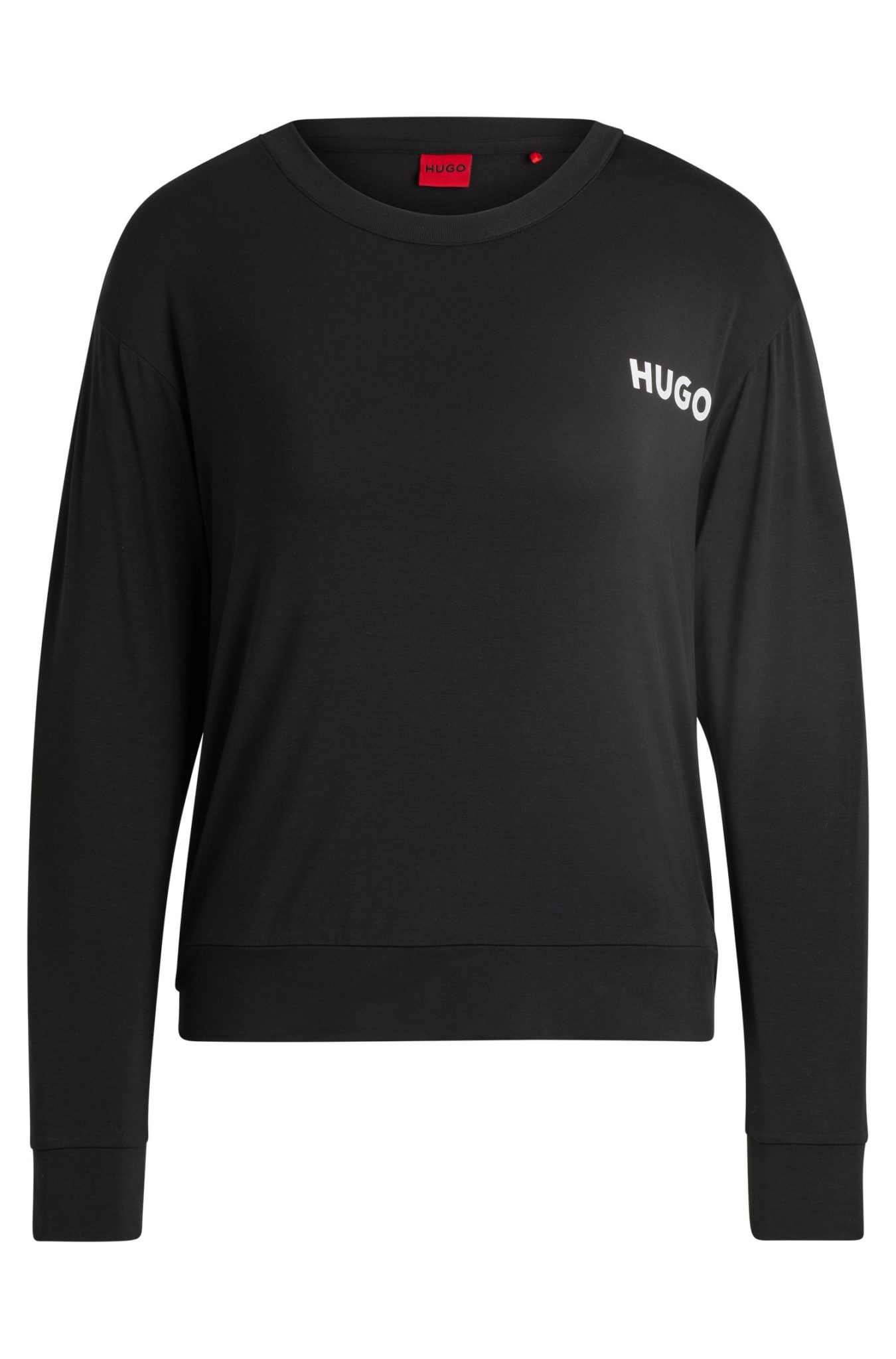 Hugo Boss T-shirt de pyjama Relaxed avec logo imprimé