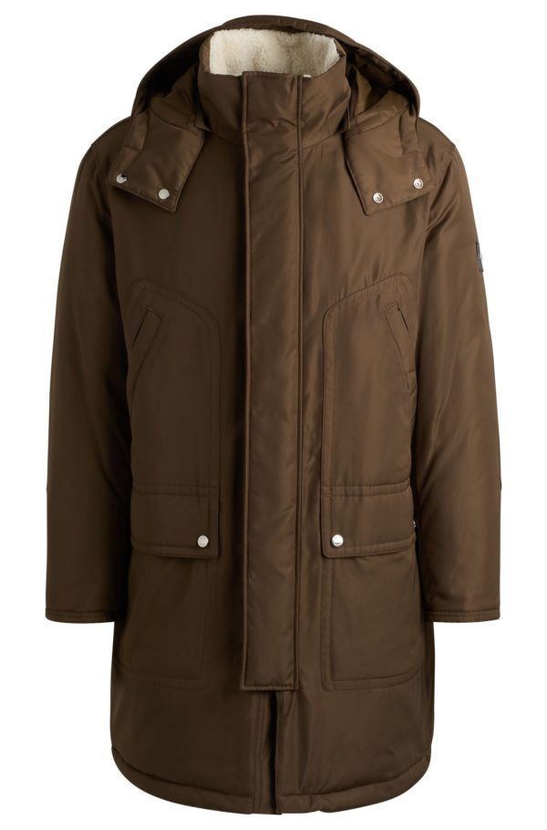 Hugo Boss Veste déperlante à capuche amovible