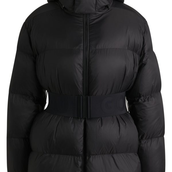 Hugo Boss Veste matelassée à capuche amovible avec ceinture logotée amovible