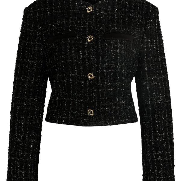 Veste sans col en tweed brillant – Hugo Boss