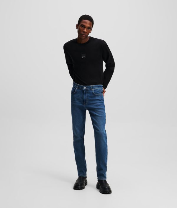 Karl Lagerfeld, Jean Slim, Homme, Bleu lavé, Taille: L3634 Karl Lagerfeld