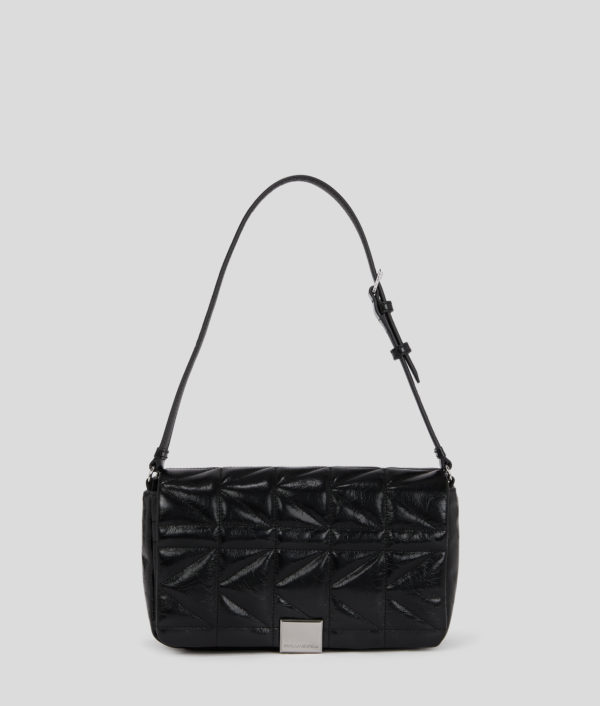 Karl Lagerfeld, Sac Porté Épaule Brillant K/kuilt, Femme, Noir, Taille: X00 Karl Lagerfeld