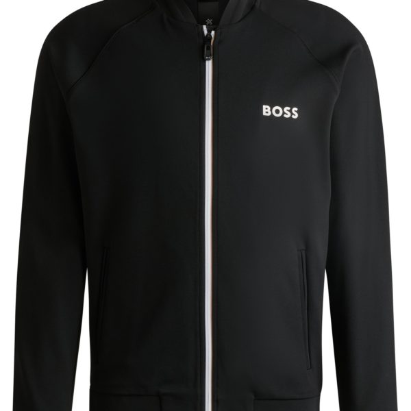 Hugo Boss Sweat Regular en gabardine stretch à logo